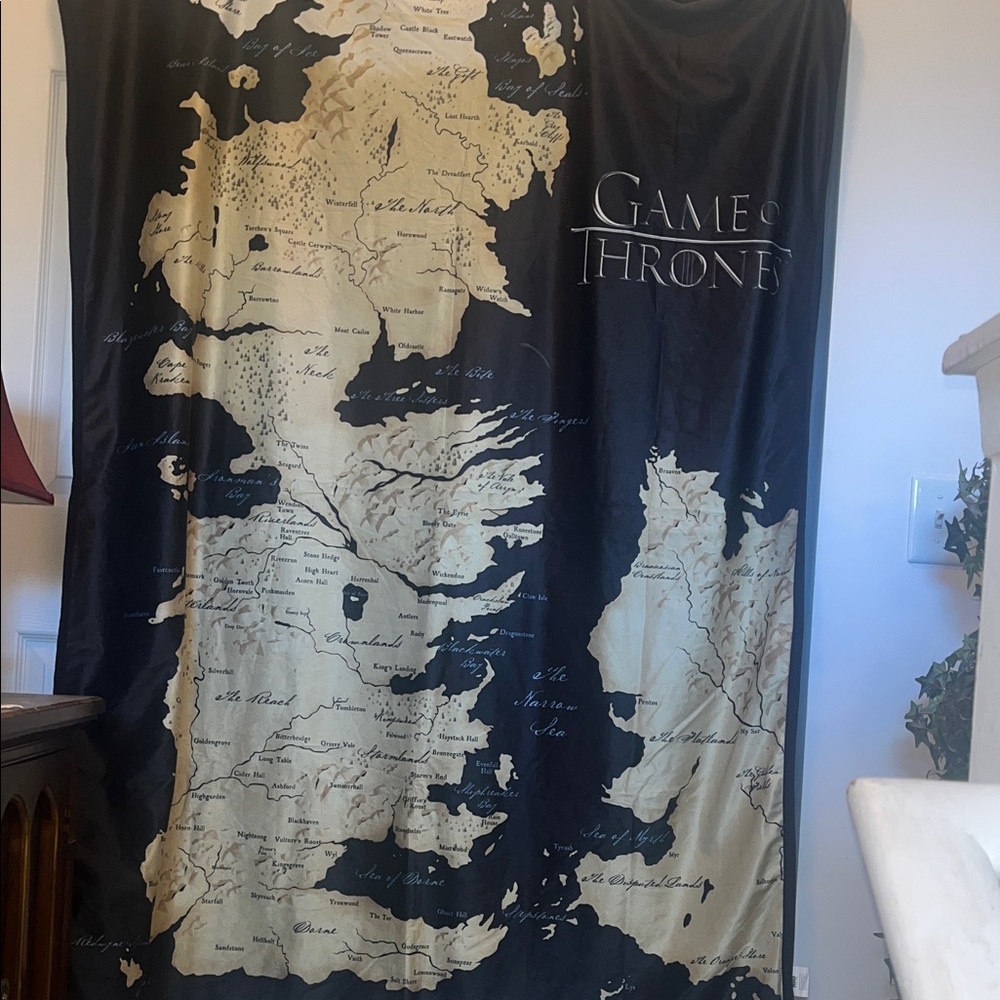 Game of Thrones Map Tapestry